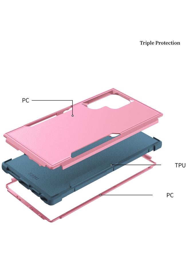 اس-توب جراب لهاتف Samsung Galaxy S23 Ultra 5G مصنوع من مادة TPU + PC، جراب هاتف مقاوم للصدمات - Image 4