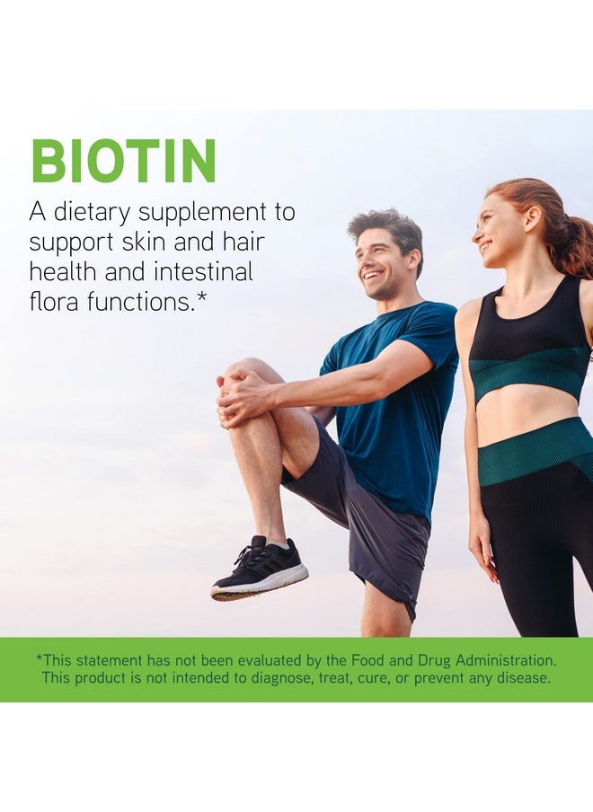 Davinci Labs Biotin Supports Skin & Hair Health Intestinal Flora Function* Dietary Supplement With Vitamin C & Calcium As Ca Carbonate Vegetarian Glutenfree 60 Capsules  - Image 4