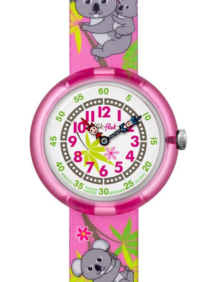 Swatch Kids Unisex Koalyptus Quartz Movement Water Resistant Wrist Watch - 25 Mm - Image 1