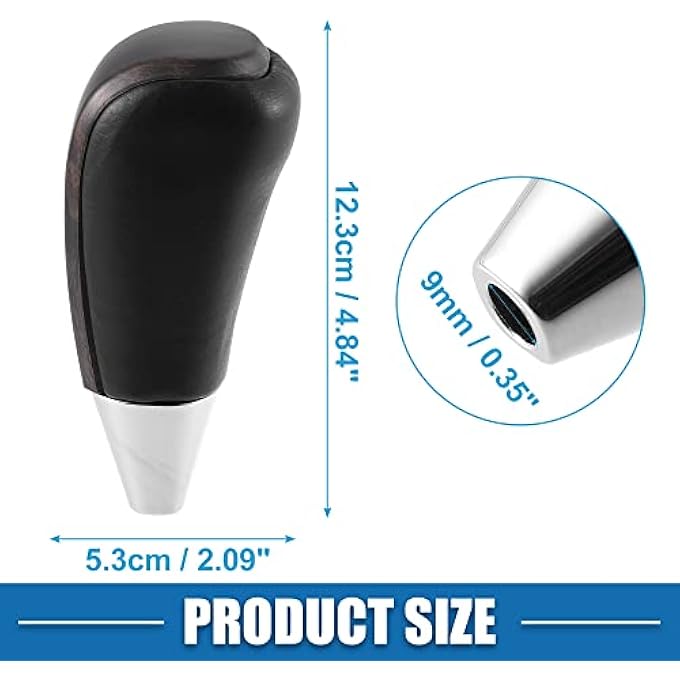 rayihni Car Gear Stick Shift Knob Gear Shift Knob Stick Shifter for Toyota Land Cruiser 20162021 4Runner 20032021 Tundra 20082021 Matte Gold Tone Black 484x209x177 - Image 5