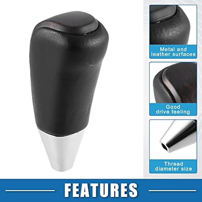 rayihni Car Gear Stick Shift Knob Gear Shift Knob Stick Shifter for Toyota Land Cruiser 20162021 4Runner 20032021 Tundra 20082021 Matte Gold Tone Black 484x209x177 - Image 4