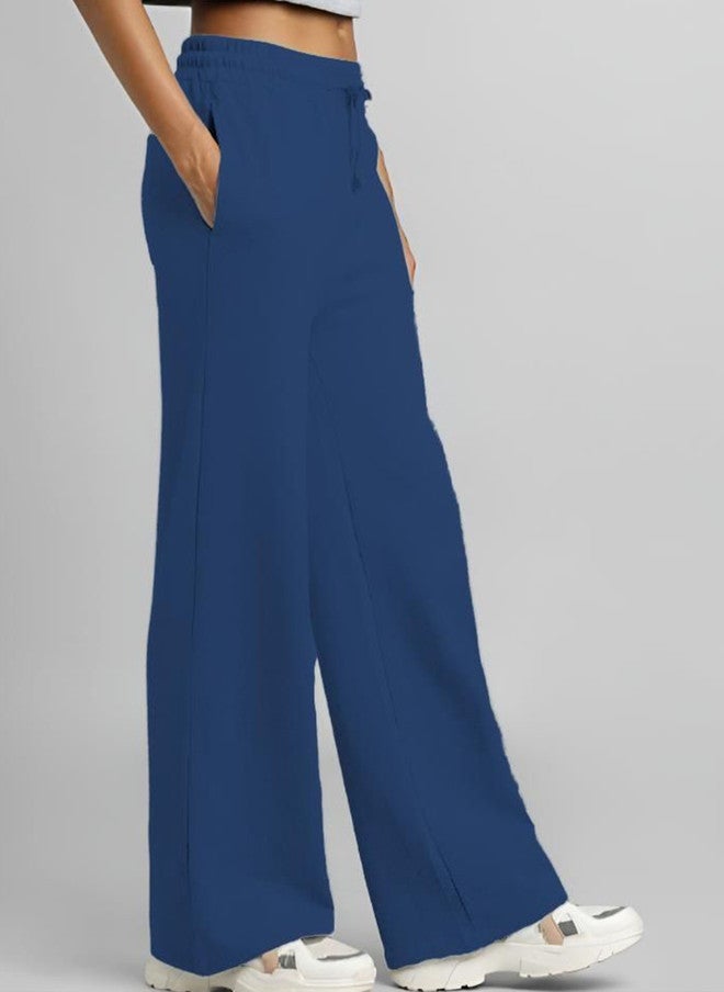 OUTLAWS سروال رياضي مريح للنساء من OUTLAWS بارتفاع متوسط باللون الأزرق - Image 2