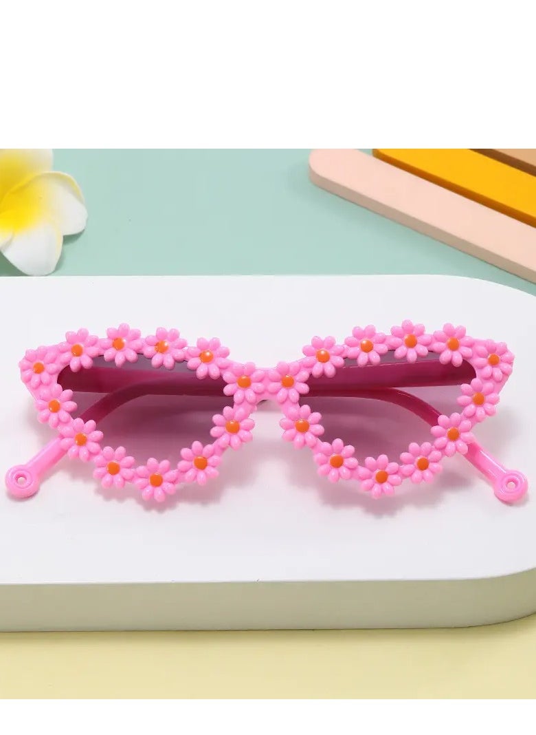 ماركة غير محددة Cat Eye Kids Sunglasses Fashion Luxury 