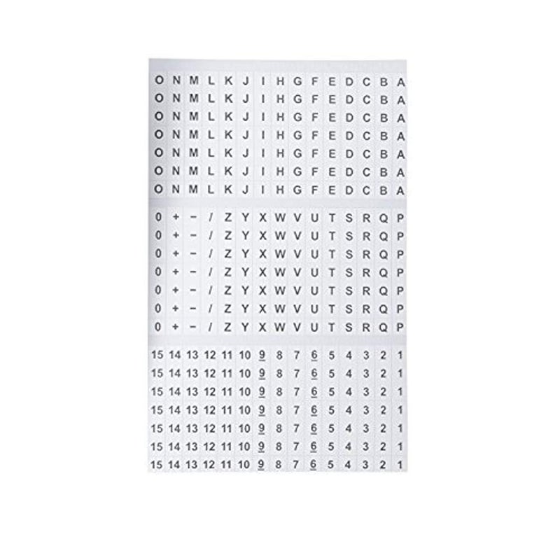 Gardner Bender 42028 AZ 015 and Symbols Pocket Pack Wire Markers - Image 2