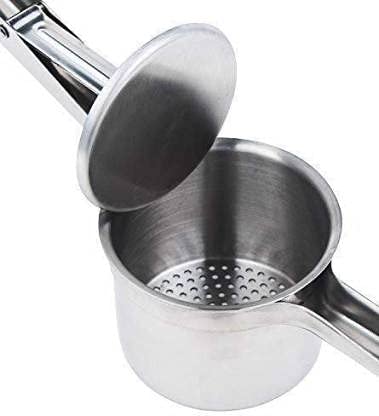 ZOOV Heavy Stainless Steel Potato Ricer Masher with 2 Interchangeable Disks Heavy Duty VegetableFruit Ricer for Purees Fruit Juicer - Image 3
