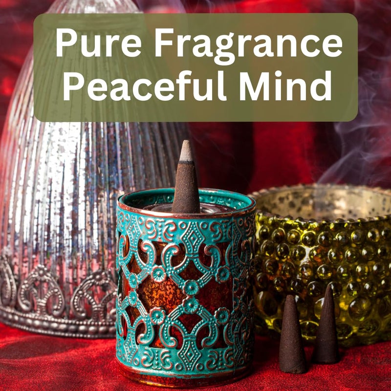 Yajna Frankincense-and-Myrrh 100%-Natural-Incense-Cones Handmade-Hand-Dipped Organic-Chemicals-Free for-Purification-Relaxation-Positivity-Yoga-Meditation The-Best-scents (60 Count) - Image 4