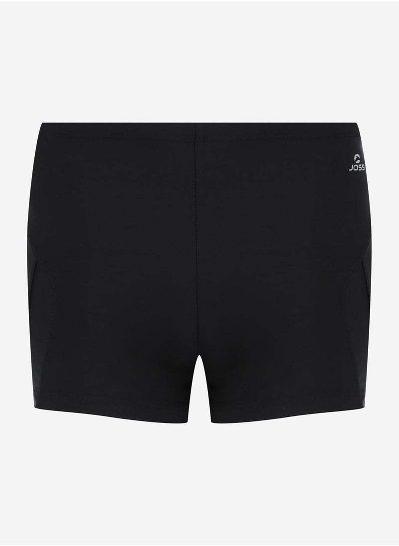 Joss Joss Men's Swimming Trunks-Shorts Black – Creora Highclo Technology, UV-Resistant, Adjustable Waist with Drawstring, Durable for Water Sports  - Image 4