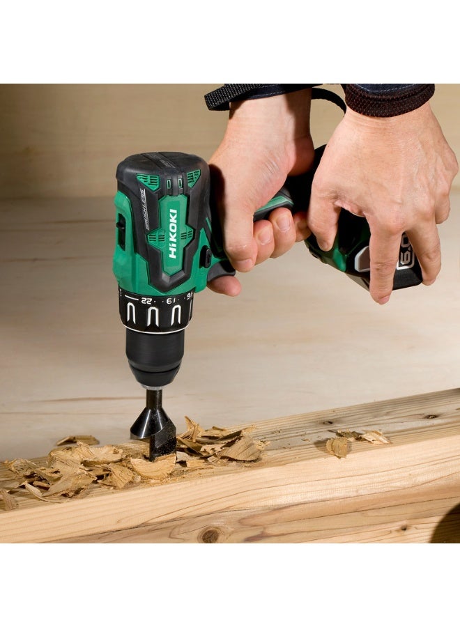 Hikoki هاي كوكاي DS18DBSLMJZ مثقاب لاسلكي 18 فولت | محرك بدون فرش | بطارية ليثيوم أيون 5.0Ah | تصميم مدمج وخفيف الوزن | حفر دقيق بسرعات عالية - Image 2