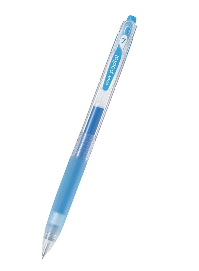 PILOT 12-Piece Gel Ink Roller Pen Light Blue Ink - Image 2