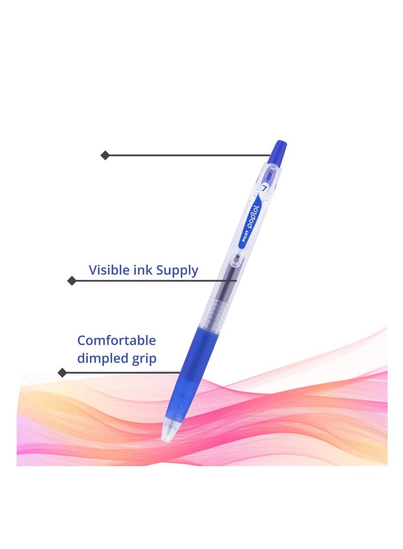 PILOT 12-Piece Gel Ink Roller Pen Light Blue Ink - Image 3