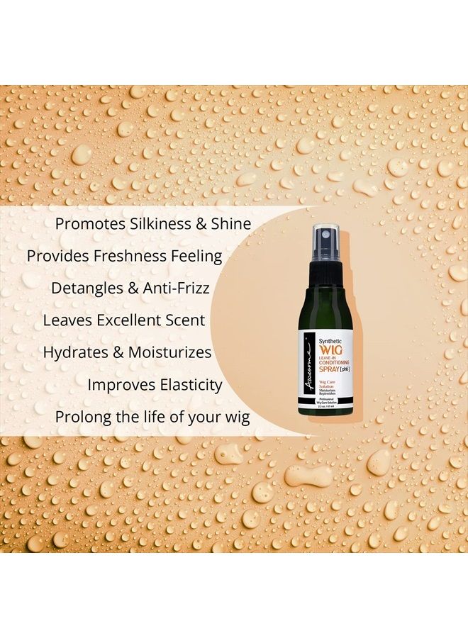 Awesome Synthetic Wig Leave in Conditioner Spray, pH6 Professional Wig Care Solution, Detangle, Moisturizes Synthetic Wigs, Travel size 2.3 fl oz - Image 5