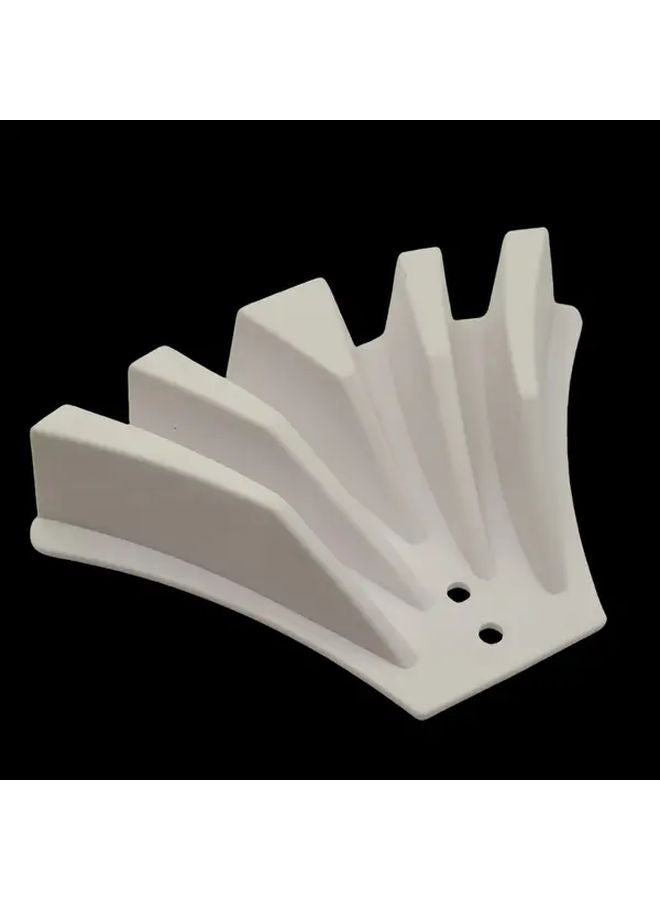 مقسم مزراب مصنوع من البلاستيك الأبيض عالي المتانة، قابل للتعديل لتحويل مياه الأمطار - Image 1