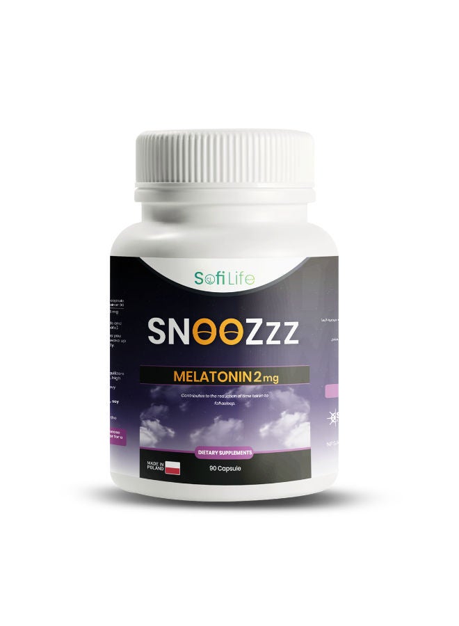 سنوز ميلاتونين 2 مجم 90 كبسولة