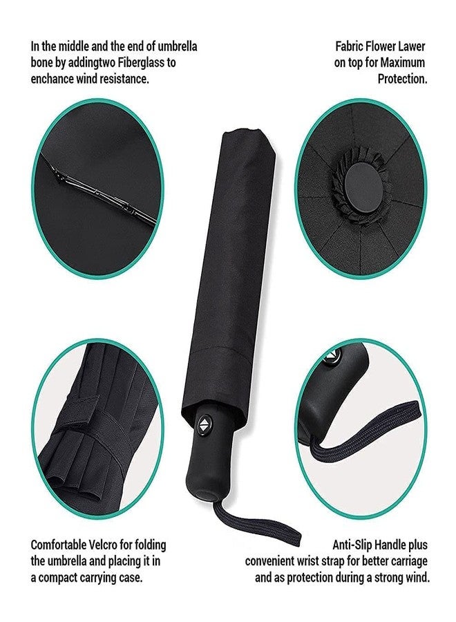 DORLANK automatic open and close umbrella for men and women, umbrella for rain, uv and rain protection, travel Umbrella (multicolor) - Image 3