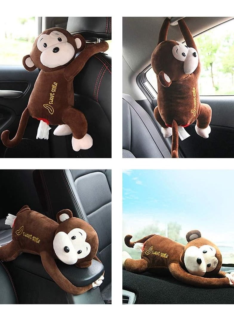 Generic - Monkey Design Tissue Box Toilet Paper Holder and Home or Car Tissue Box - Image 1