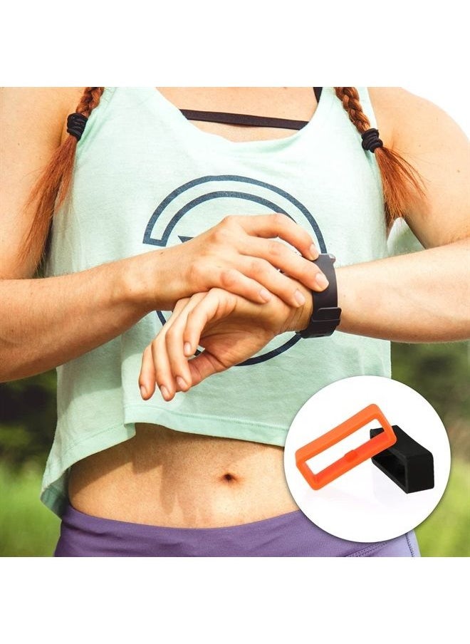 SAVITA - 8pcs 22mm Watch Strap Holder Loop, Silicone Watch Band Keeper Multi Colors Holder Loops Watch Band Loop Watch Fastener Rings for Smartwatch Band Wristband - Image 1