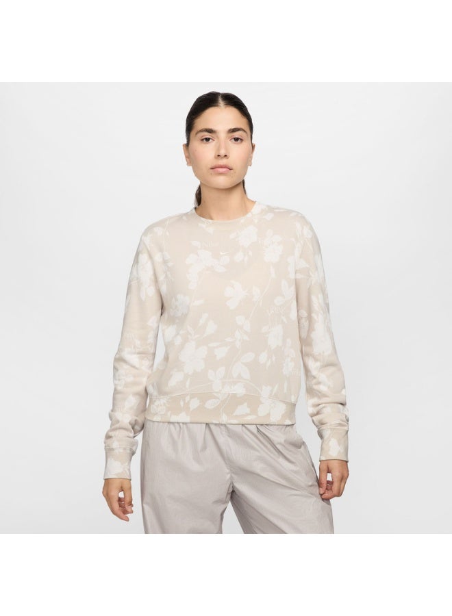 Nike W NSW NK CHLL FT AOP CREW - Image 5