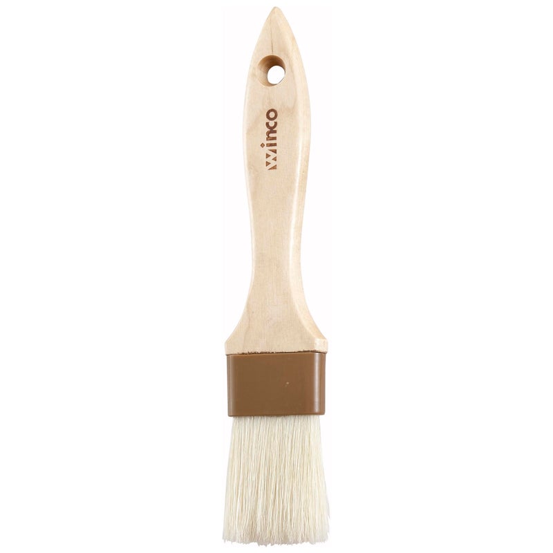 Winco Winco Flat Pastry and Basting Brush, 1-1/2-Inch, Beige 