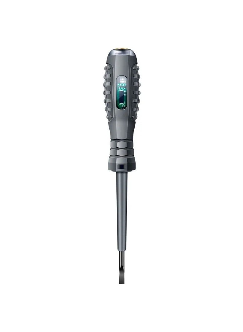 AROAQ Electrician Neon Light Test Pen with Word and Cross Screwdriver Head and Pocket Clip for Voltage Detection  - Image 1