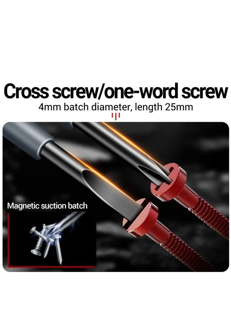 AROAQ Electrician Neon Light Test Pen with Word and Cross Screwdriver Head and Pocket Clip for Voltage Detection  - Image 4