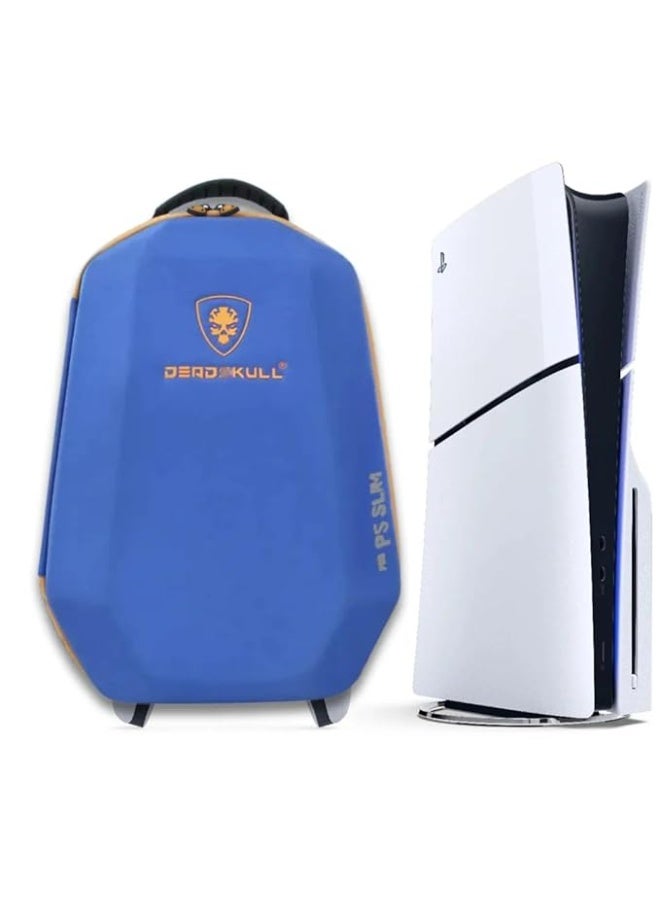 DEADSKULL DeadSkull PlayStation 5 Slim Travel Backpack 2.0 – Premium Shockproof, Water-Resistant PS5 Slim Console Backpack with Hard Shell Protection | Large Storage for Controllers, Games, Cables, VR Headset & 15” Laptop | Anti-Theft Design, Ergonomic Carry - Image 4