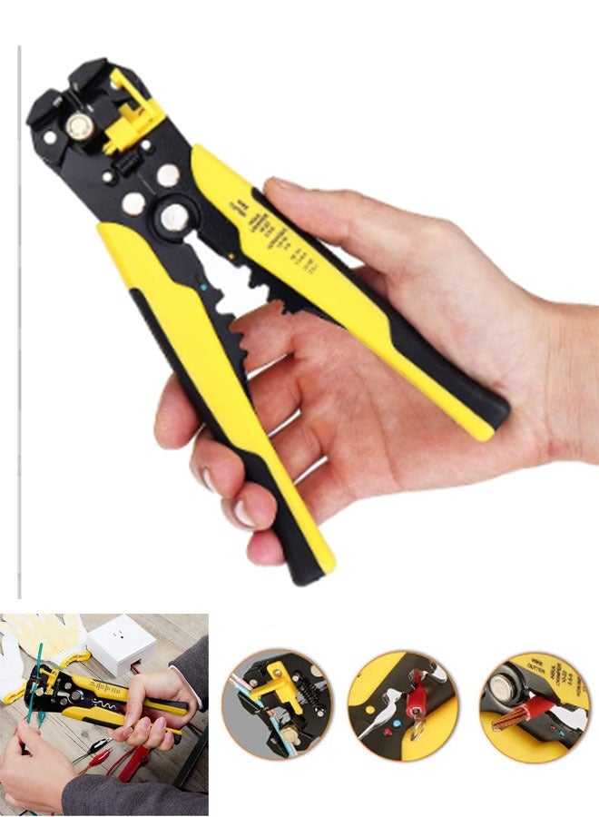 EHOME Wire Stripper, Wire Stripping Tool，Cutting Pliers Tool，Wire Crimping Tool, Self-Adjusting 8" Stripping/Crimping ,Multi-Function Hand ToolWire Stripping Tool - Image 1
