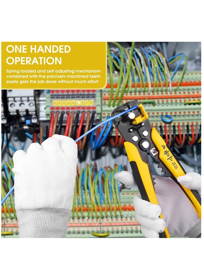 EHOME Wire Stripper, Wire Stripping Tool，Cutting Pliers Tool，Wire Crimping Tool, Self-Adjusting 8" Stripping/Crimping ,Multi-Function Hand ToolWire Stripping Tool - Image 2