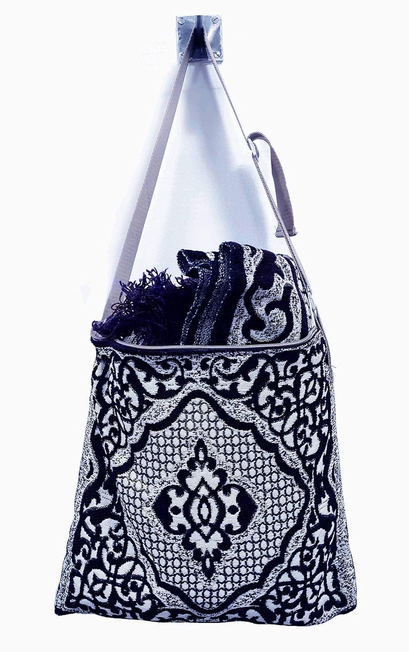 Status Contract STATUS Janamaz Prayer Mat with Travel Bag 42x26 Inch Blue - Image 4