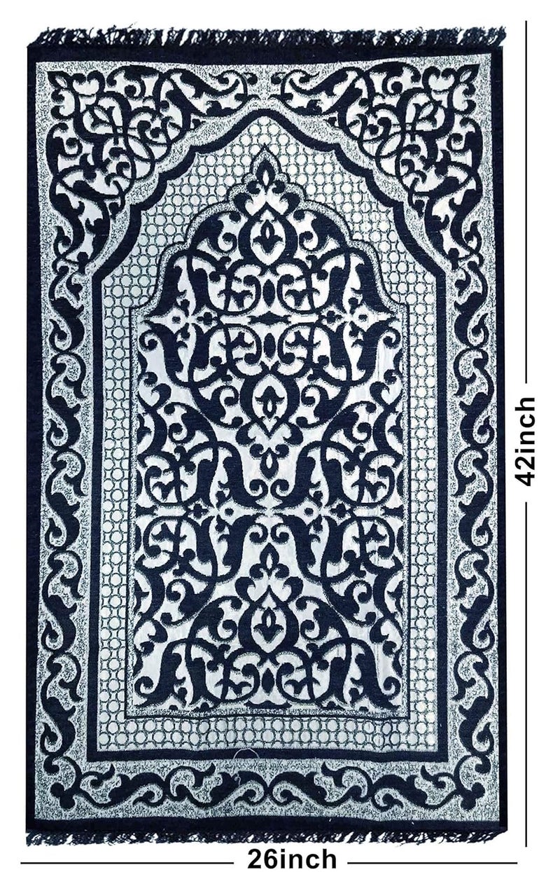 Status Contract STATUS Janamaz Prayer Mat with Travel Bag 42x26 Inch Blue - Image 2