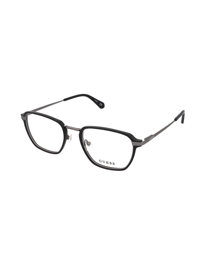 GUESS - GUESS GU50041 001 52 Shiny Black Eyeglass - Image 1