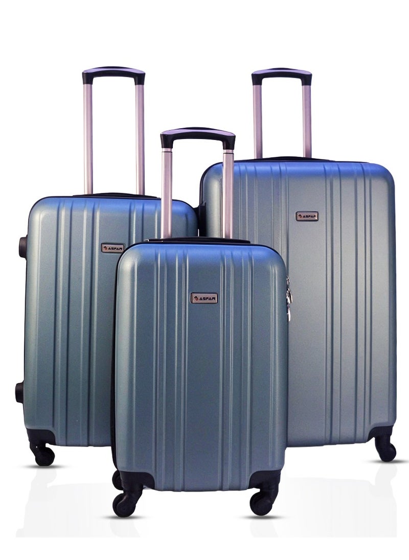 ASFAR-XT239 Luggage Sets 3 Piece| 20/24/28-Solid Blue | Hardside ABS Materials With TSA Lock | Silent & Durable 360° Spinner Wheel - pzsku/Z2B06FD260A7E04B2D752Z/45/_/1740939868/073f1a86-a34d-4e93-8c40-a57fadf4900b