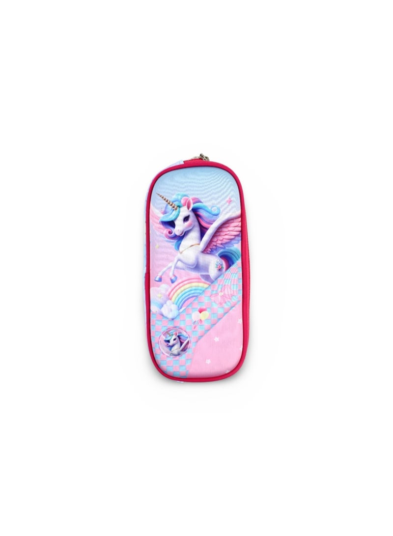 Migo Unicorn Pencil Case – Baby Blue - Image 1