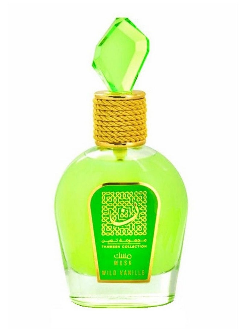 Lattafa لطافة ثمين مسك فانيليا برية عطر ماء 100 مل - Image 1