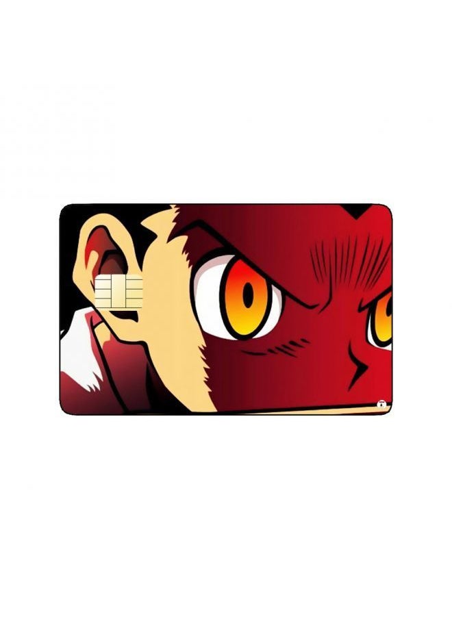 RKN - PRINTED BANK CARD STICKER Gon From Hunter X Hunter Anime - Image 1