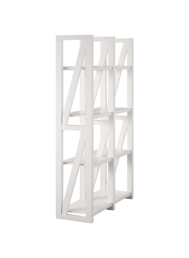 Ameriwood Home Crestwood Room Divider Open Shelving Bookcase White 60 x 36.22 x 12.99 Inch 4465013COM - Image 2