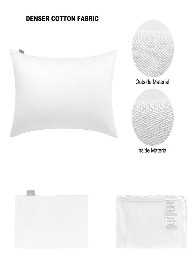 Thmyo 2 Pack Cotton Lumbar Comfortable Solid Decorative Throw Pillow Case Rectangle Cushion Cover Pillowcase Blank Pillow Covers White DIY Throw Pillowcase(12x20 inch/30x50cm, No Inserts) - Image 5