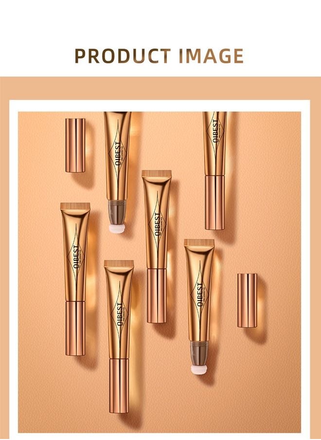 QiBest - Multi-Functional Highlighter Makeup Pen,Pearl Fine Flash,Natural Brightening Face Makeup No.04 - Image 1