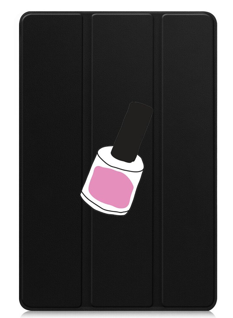 Theodor Protective Flip Case For Apple iPad Pro 11 (2024) With Trifold Stand Auto Wake Sleep Shockproof Cover Nail Paint 1 - Image 1