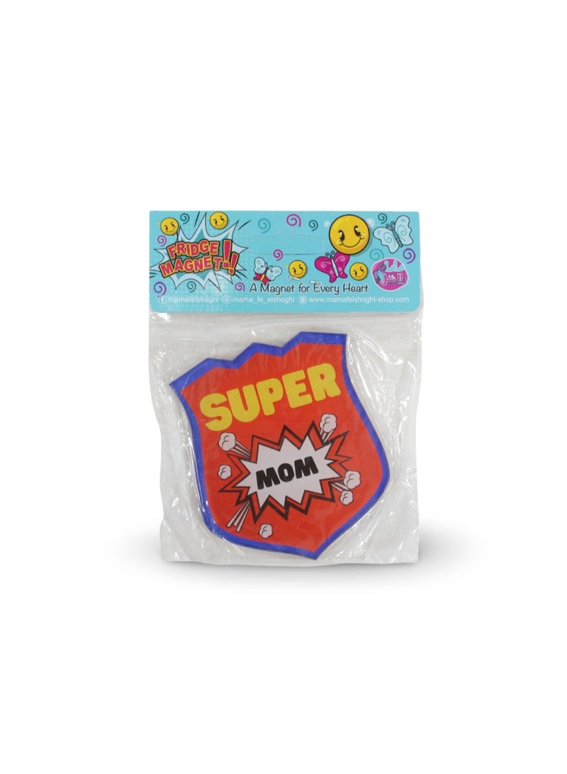 "Super Mom" Trophy Fridge Magnet - Image 1