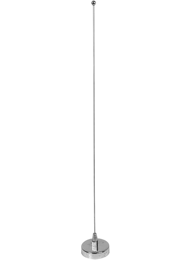 Generic Universal Steel Mobile Antenna - Model Jba 229-1, Flexible Antenna Radio Antenna Booster Signal Roof Mast Replacement Gray, High Signal Reception With Magnetic Base, Waterproof & Dustproof  - Image 1