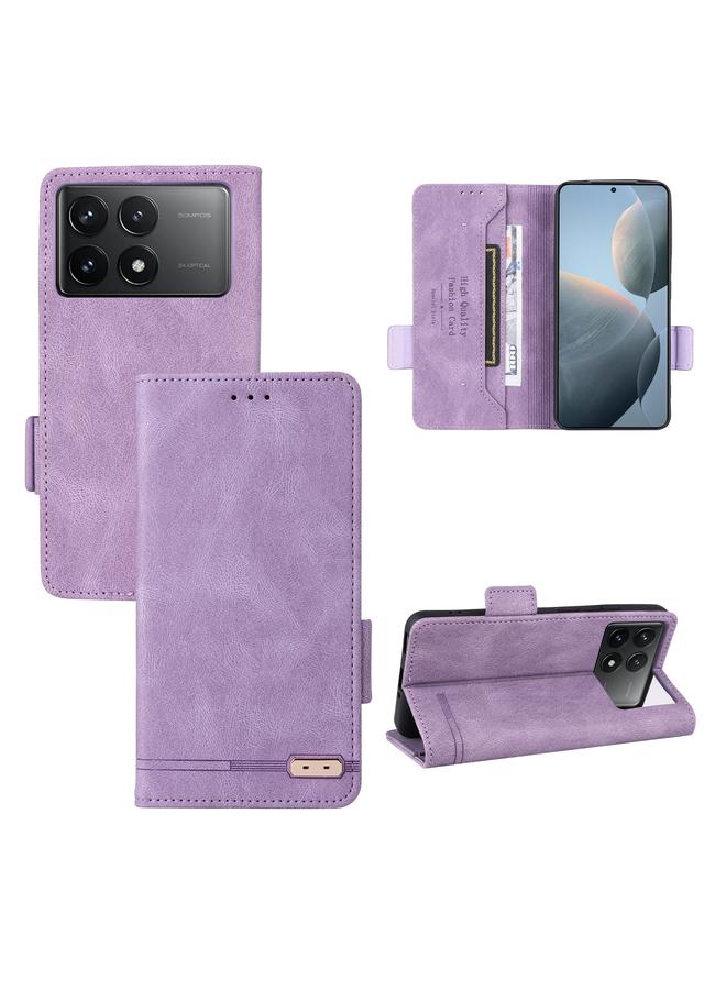 اس-توب جراب هاتف Redmi K70 / K70 Pro مصنوع من الجلد بمشبك مغناطيسي - Image 1