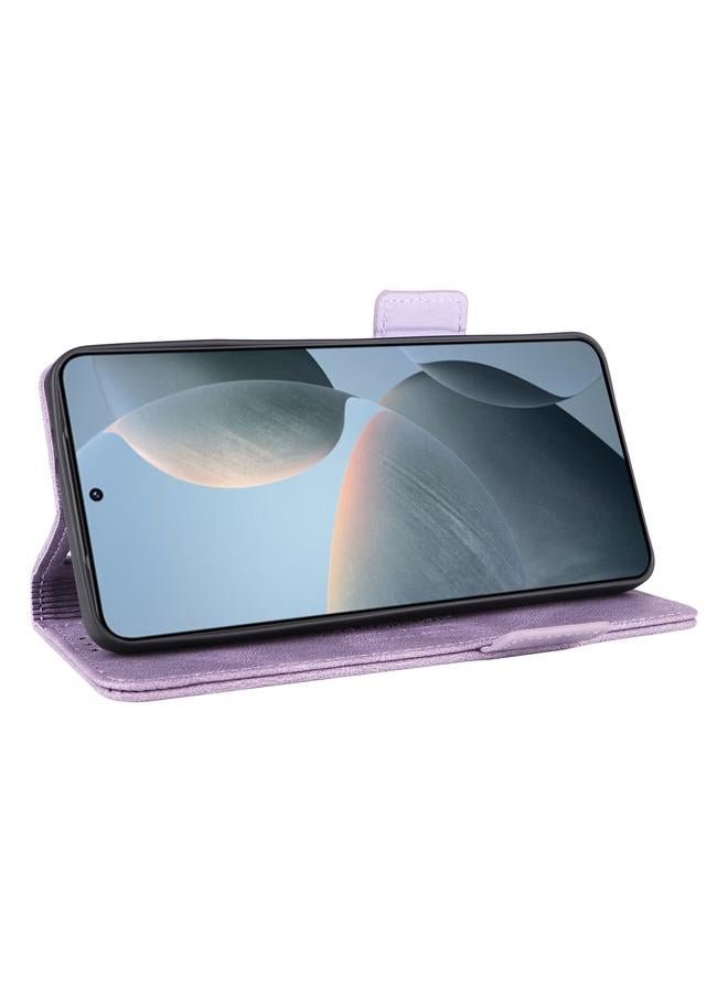 اس-توب جراب هاتف Redmi K70 / K70 Pro مصنوع من الجلد بمشبك مغناطيسي - Image 5