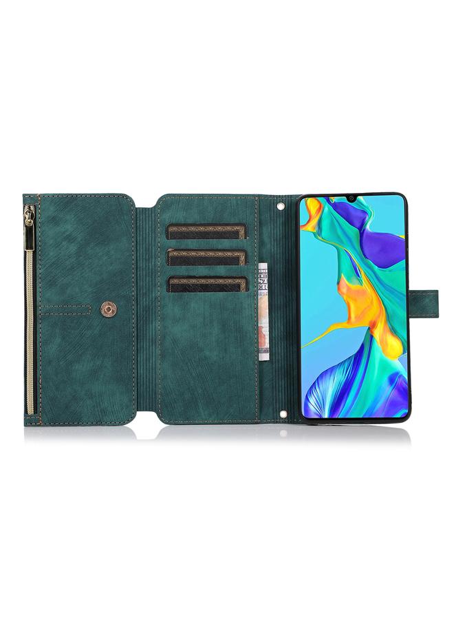 اس-توب جراب هاتف Huawei P30 Dream مزود بمحفظة جلدية بسحاب تتسع لـ 9 بطاقات - Image 4