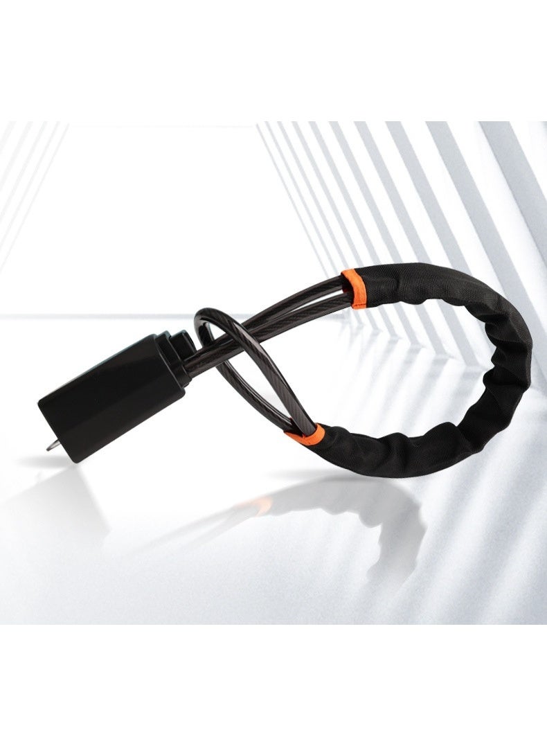 قفل مقود السيارة، قفل مضاد للسرقة مزود بـ 3 مفاتيح، ملحق داخلي عالمي للسيارة مناسب لمعظم السيارات، سهل الاستخدام والتخزين، مجموعة داخلية للسيارة، ملحقات السيارات، عملية سهلة. - Image 2