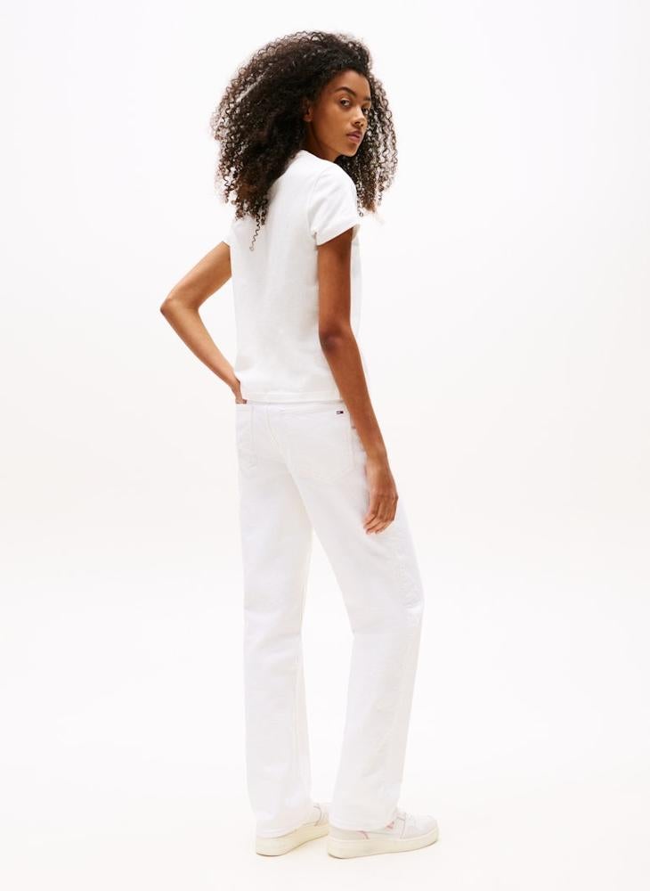 TOMMY JEANS Logo Crew Neck T-Shirt - Image 2