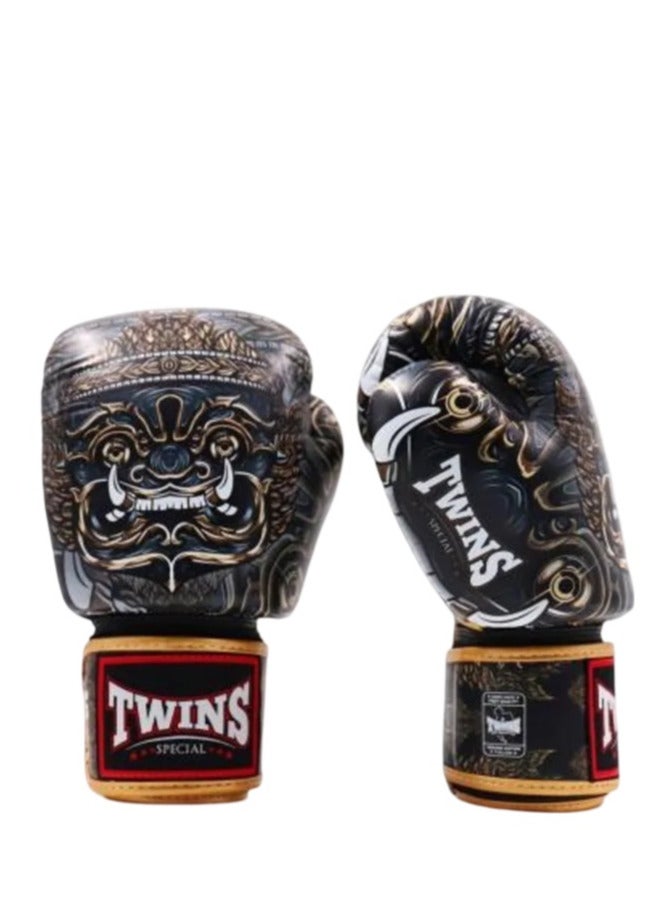 Twins Special قفازات ملاكمة فاخرة FBGVL3-63 سوداء - Image 1