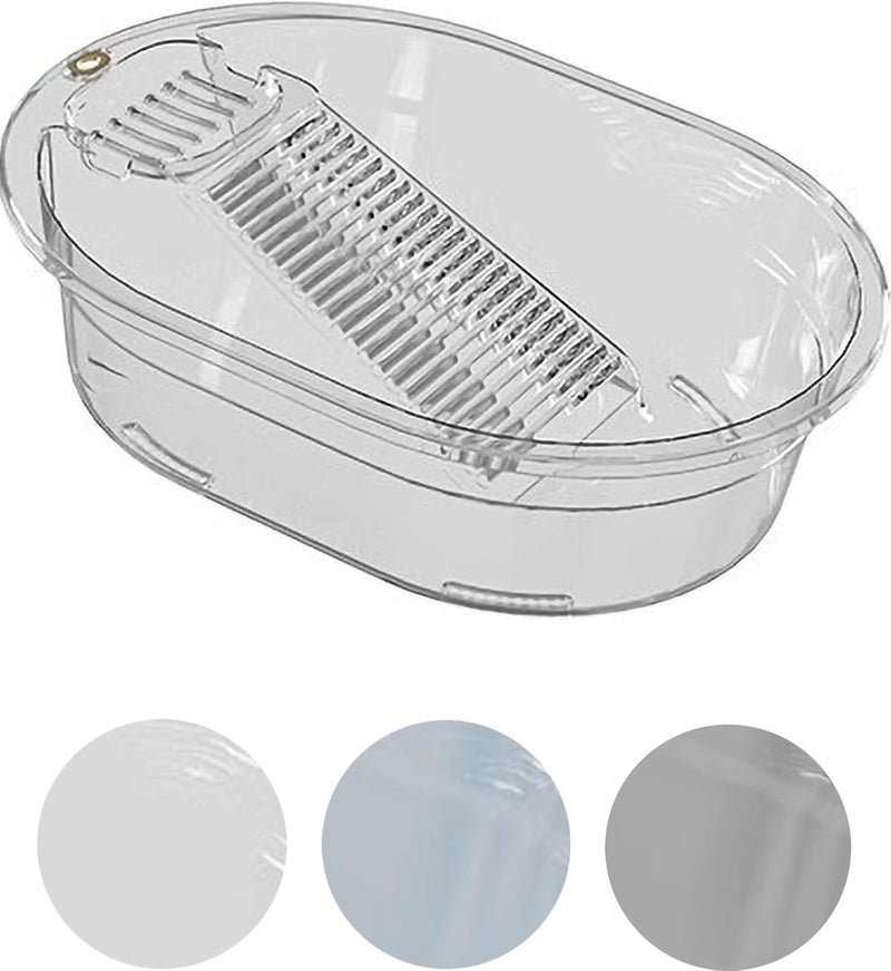 VEMJO 19 Inch Large Washboard For Hand Washing Clothes Basin With Washing Board For Laundry Wash Board For Laundry Laundry Washboard For Hand Washing Clothes Pants Towels Socks Etc - Image 1