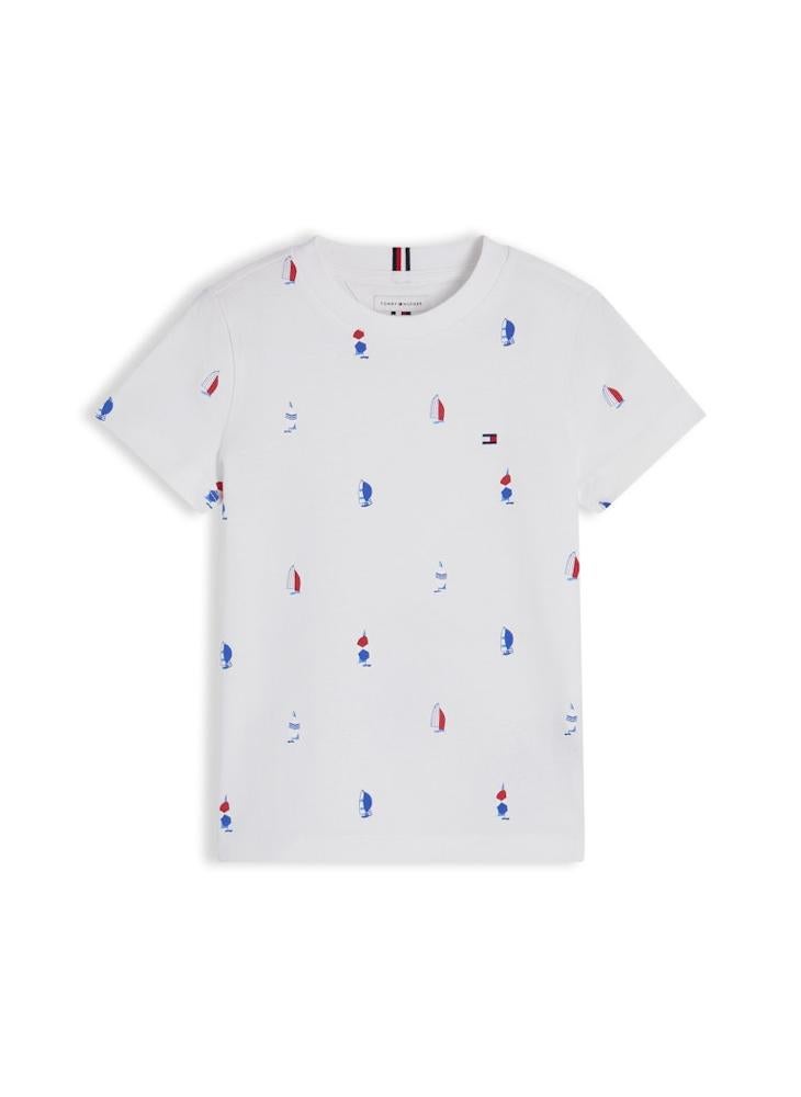 TOMMY HILFIGER Print Jersey Top - Image 5
