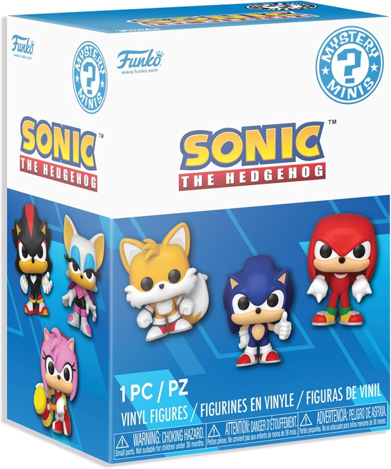 Funko فانكو ميني الغامض: سونيك - سونيك - تمثال فينيل قابل للجمع - فكرة هدية - منتجات رسمية - ألعاب للأطفال والبالغين - Image 2