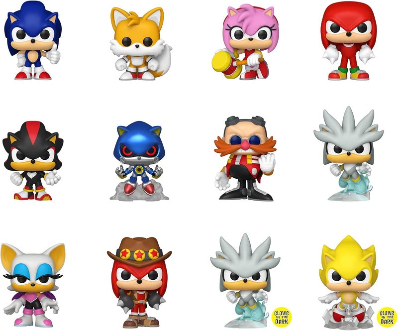 Funko فانكو ميني الغامض: سونيك - سونيك - تمثال فينيل قابل للجمع - فكرة هدية - منتجات رسمية - ألعاب للأطفال والبالغين - Image 3